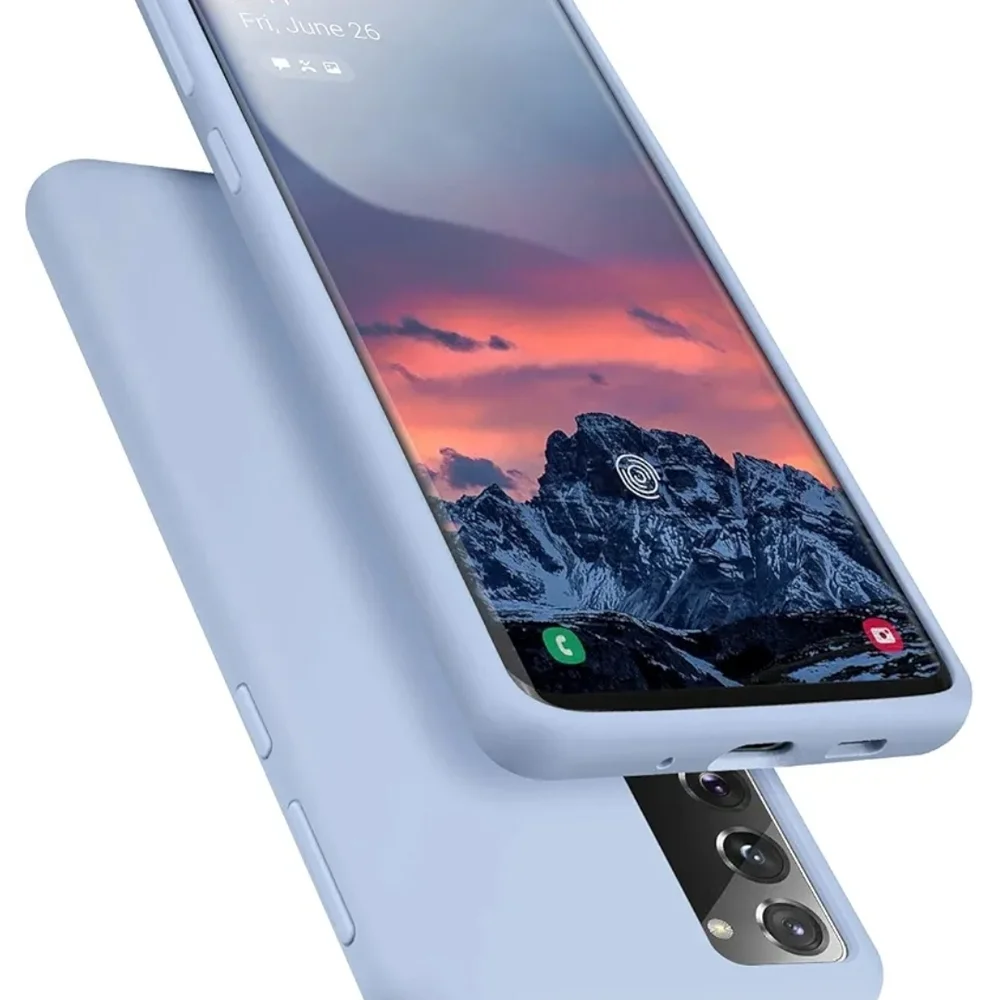 Samsung Blue Silicone Case for Galaxy Smartphones